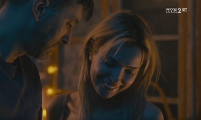 Na dobre i na złe odc. 803. Dominika (Paulina Gałązka), Marcin (Filip Bobek)