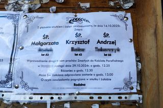 Pogrzeb zamordowanych: Małgorzaty R., Krzysztofa i Andrzeja