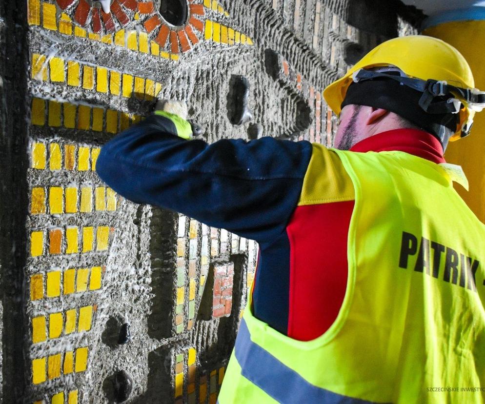 Mozaiki wrócą do nowego Szczecińskiego Domu Sportu