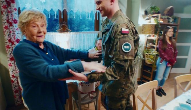 	M jak miłość kulisy serialu. Nowy Mateusz Mostowiak (Rafał Kowalski), Barbara (Teresa Lipowska)