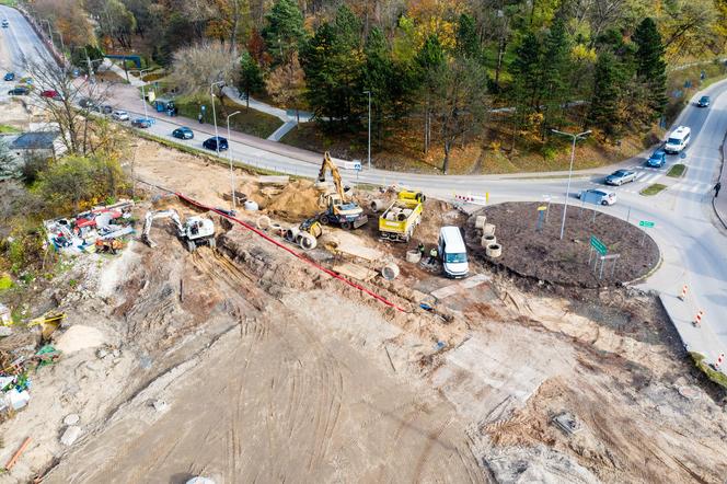 Budowa wiaduktu Starachowice Zachodnie - Listopad 2023