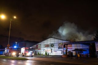 Pożar w Poznaniu na Podolanach