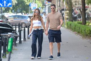 Zarośnięty Lewandowski w Warszawie