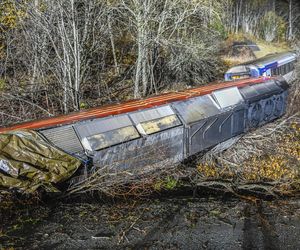 Wykolejanie pociągu w Norwegii