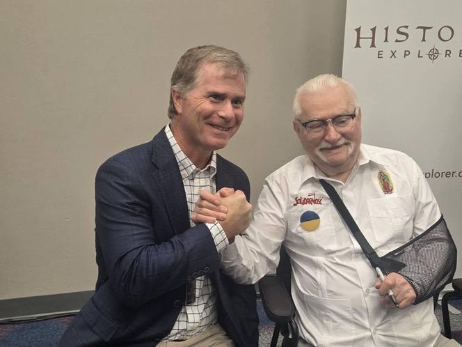 Lech Wałęsa w USA