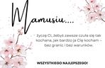 Życzenia od córki dla mamy
