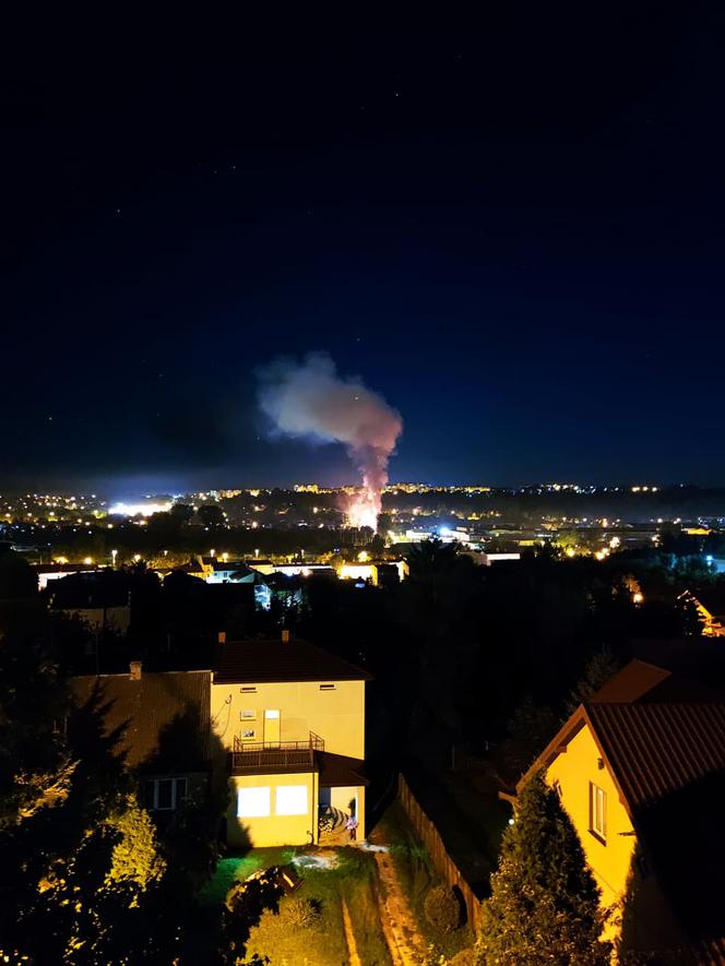 Pożar przy Wierzbowej w Starachowicach