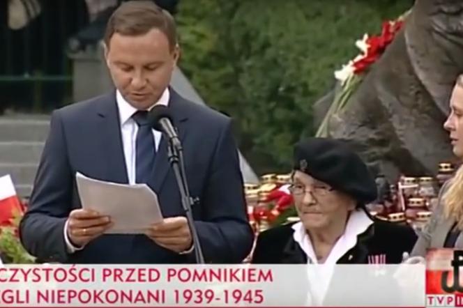 1 sierpnia - miał podejść harcerz, podzedł prezydent