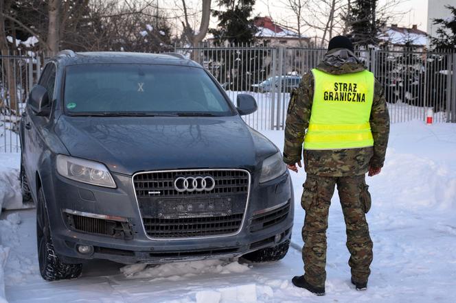 Skradzione Audi Q7 odzyskane przez Straż Graniczną