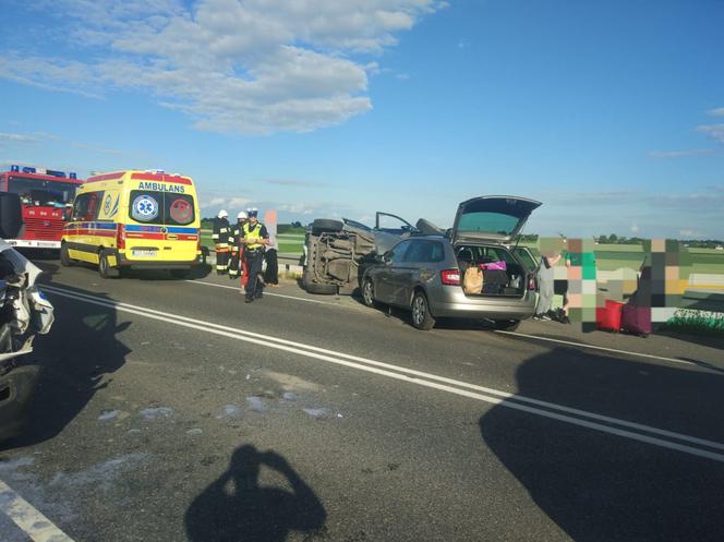 Poważny wypadek w miejscowości Rogówko koło Torunia