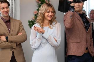 Na dobre i na złe odc. 907. Gloria (Aleksandra Grabowska), Tadek Borucki (Marcin Urbanke), Tomasz Jacyno (Antoni Sałaj)