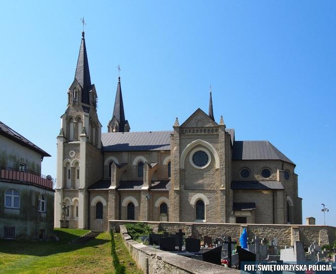 BOGA się nie bali! Ukradli kościelną skarbonkę w sanktuarium w Sulisławicach!