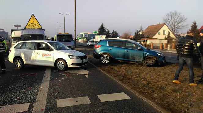 Wypadek na ulicy Fordońskiej. Zderzyły się cztery samochody