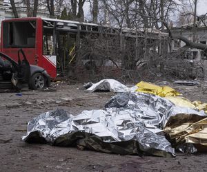 Miasto Sumy na Ukrainie.