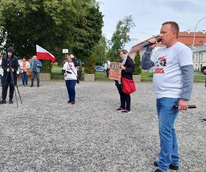 Protest przeciw CPK w Zamościu