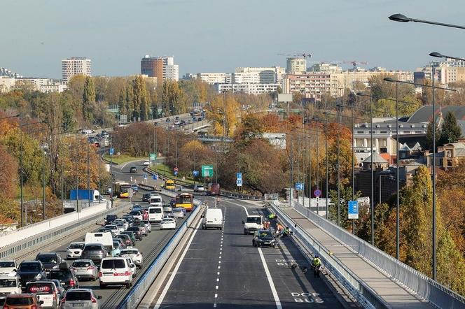 Południowy wiadukt Trasy Łazienkowskiej otwarty