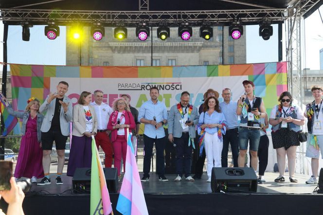 Parada Równości z politykami.