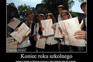 memy koniec roku szkolnego
