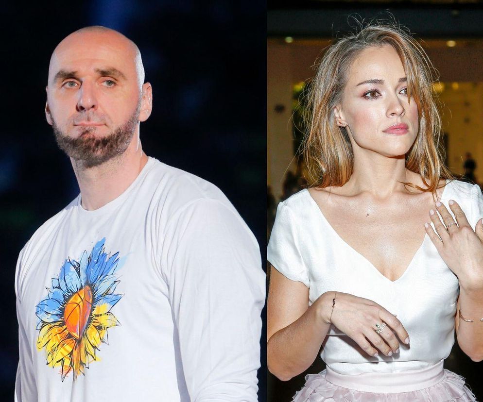 Marcin Gortat  i Alicja Bachleda-Curuś