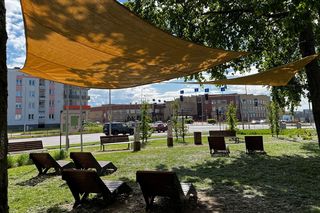 Park Lawendowy na osiedlu TBS w Białymstoku