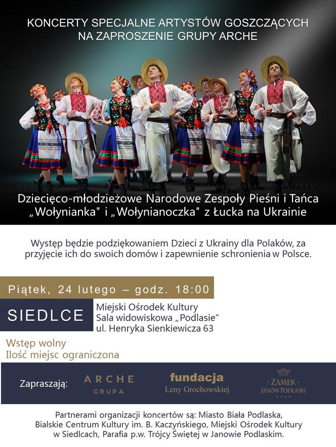 Dzieci i młodzież z Ukrainy podziękują Polakom za wsparcie i zatańczą w Siedlcach