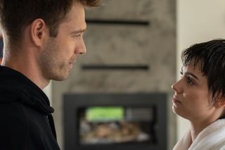 Na dobre i na złe odc. 929. Mario Milewski (Marcin Korcz), Blanka (Pola Gonciarz)