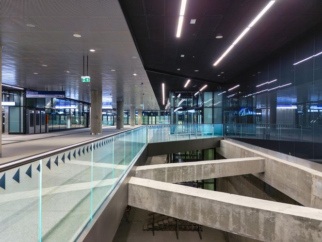 Pierwszy podziemny przystanek tramwajowy w Warszawie (listopad 2025)