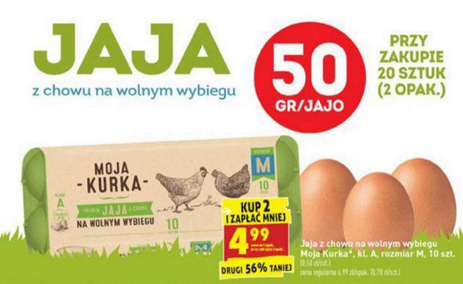  jajko z chowu na wolnym wybiegu 50 gr