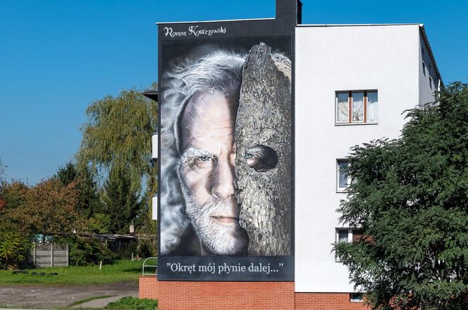 W Bytomiu powstał mural Romana Kostrzewskiego. Możemy go zobaczyć jadąc drogą krajową