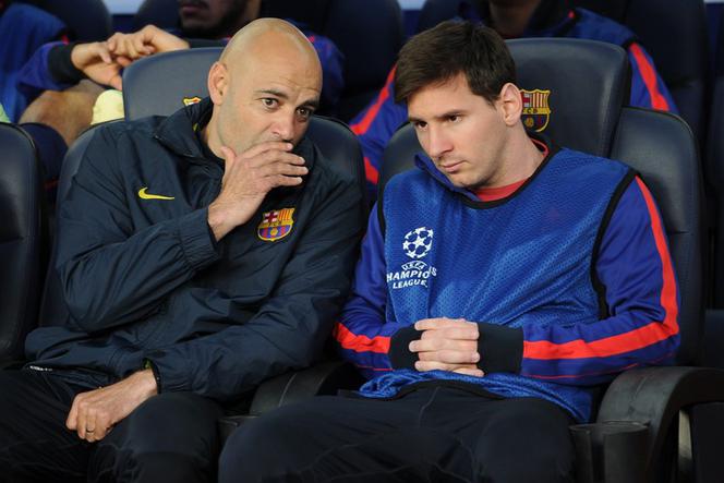 BARCELONA - BAYERN, Leo Messi na ławce rezerwowych