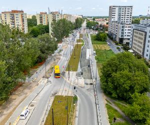 Tramwaj na Stegny w Warszawie