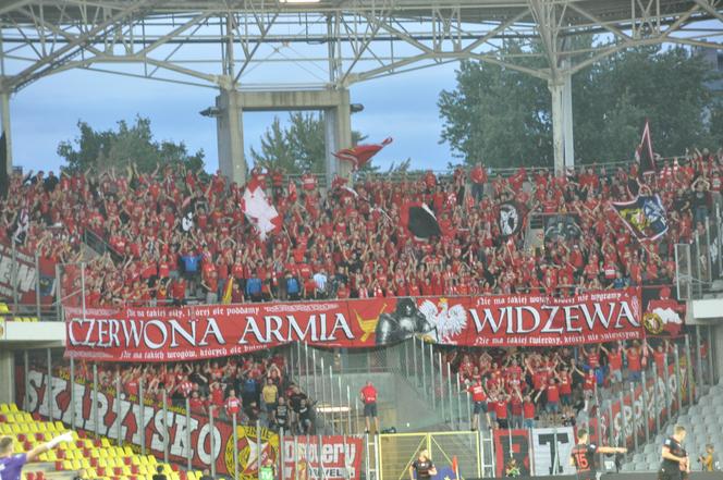 Korona Kielce - Widzew Łódź. Zobacz zdjęcia kibiców na trybunach