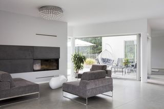 11 pomysłów na płytki podłogowe w salonie - podłoga w salonie zdjęcia