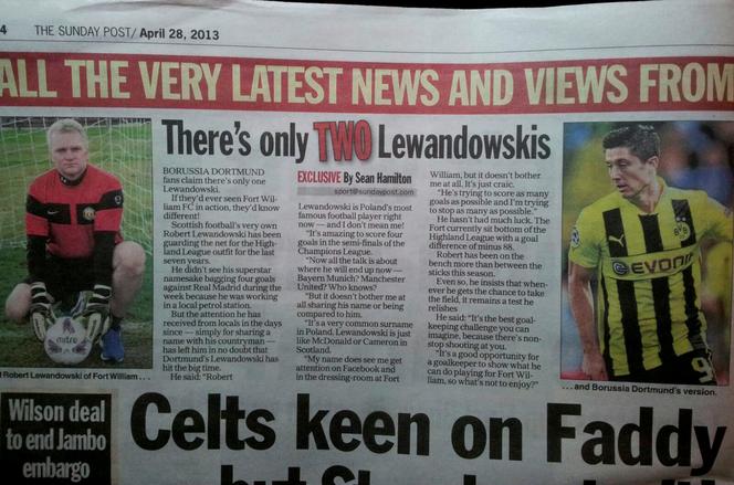 Robert Lewandowski - Fort William