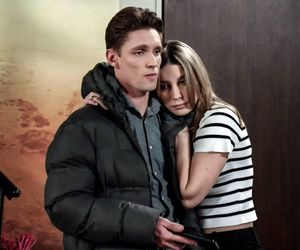 	Pierwsza miłość odc. 4013. Oskar (Filip Gurłacz), Kalina (Magdalena Wieczorek)