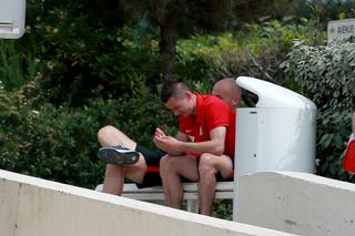 Michał Pazdan, Krzysztof Mączyński, spacer, La Baule, Euro 2016