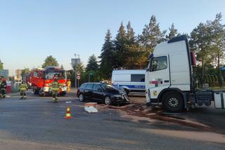 Wypadek na skrzyżowaniu Niedomickiej i Mroźnej w Tarnowie