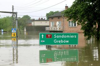 	Powódź, podkarpacie - powiat tarnobrzeski, Sokolniki, Trześń