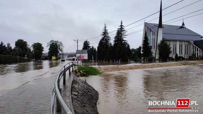 Powódź w Łapanowie