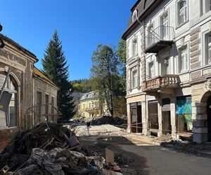 Lądek-Zdrój po przejściu fali powodziowej