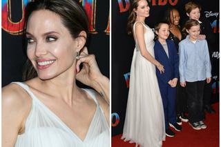 Szczęśliwa Angelina Jolie z dziećmi na premierze Dumbo [GALERIA] To zasługa nowej miłości?
