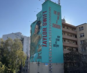 Mural promujący album Taylor Swift