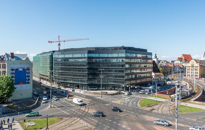 Biurowiec Dominikański we Wrocławiu. Autorem projektu jest Medusa Group