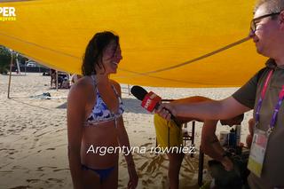 Piękne Argentynki przed meczem z Polską