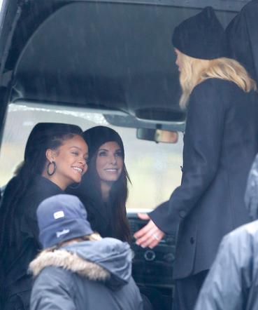 Rihanna i Sandra Bullock na planie Oceans 8