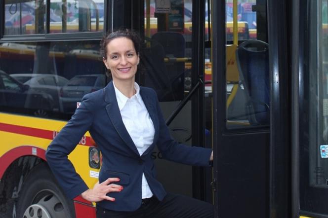 Marta Brzozowska, setna kobieta za kierownicą autobusu MZA