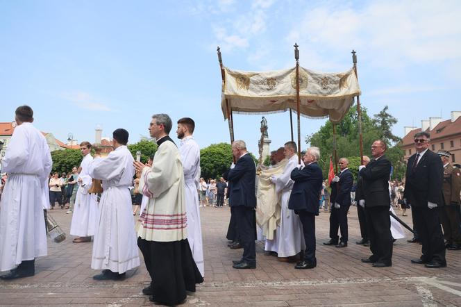 Centralna procesja Bożego Ciała 2024 w Warszawie