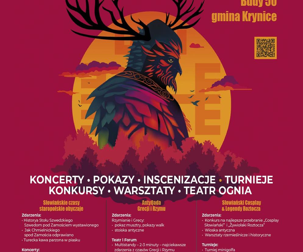 Festiwal Roztocze Źródła Mocy - plakat wydarzenia 