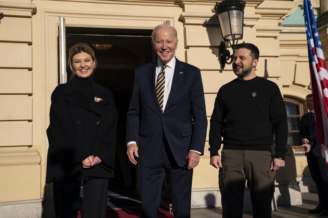 Prezydent Biden spotkał się w Kijowie z prezydentem Zełenskim