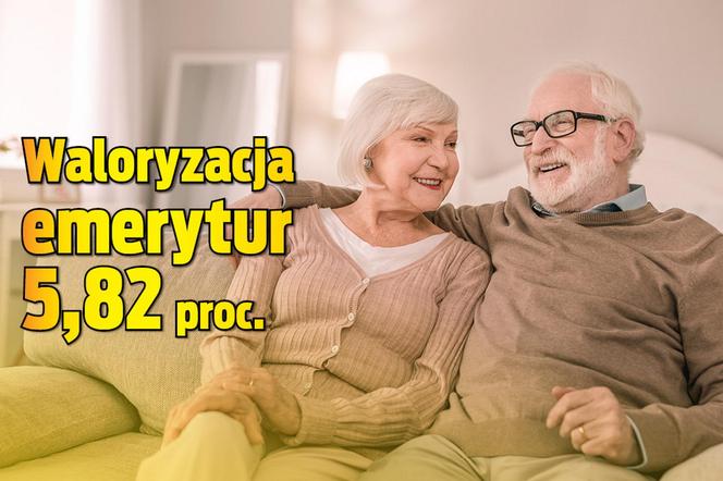 Waloryzacja emerytur 5,82 proc.